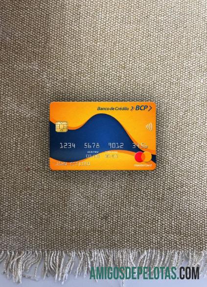 Peru Banco De Credito Del Peru (BCP) Bank Mastercard Photolook Front amostra